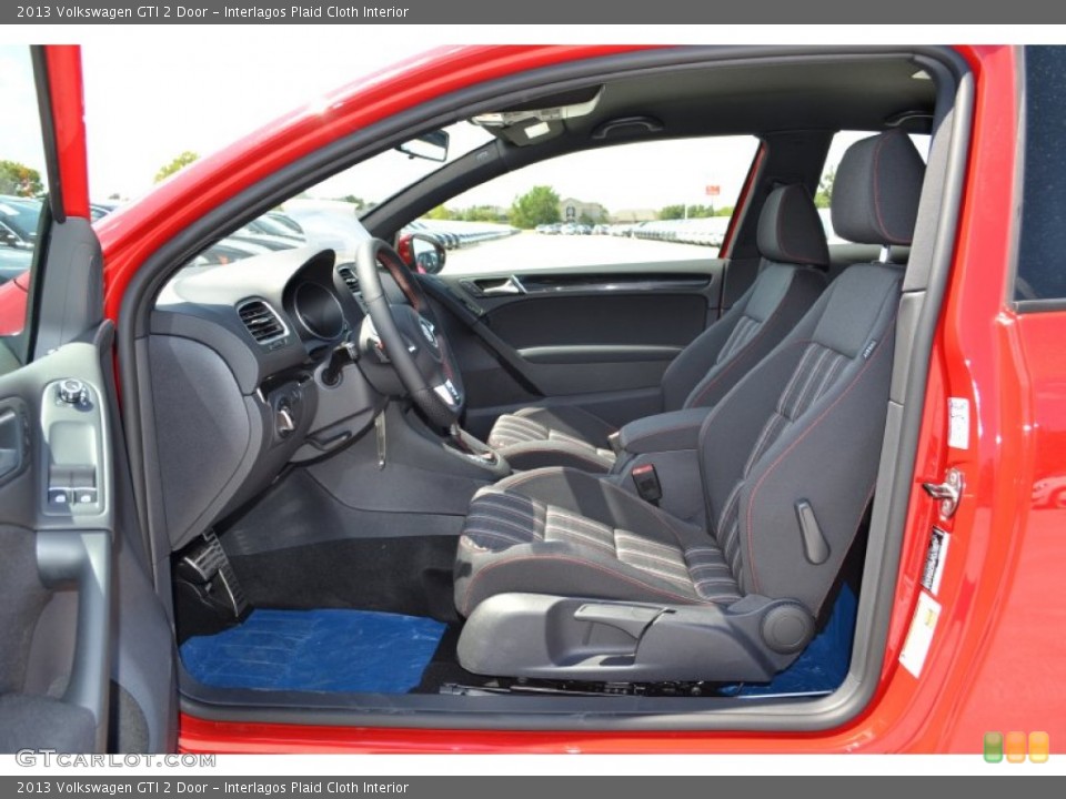 Interlagos Plaid Cloth Interior Photo for the 2013 Volkswagen GTI 2 Door #69234147