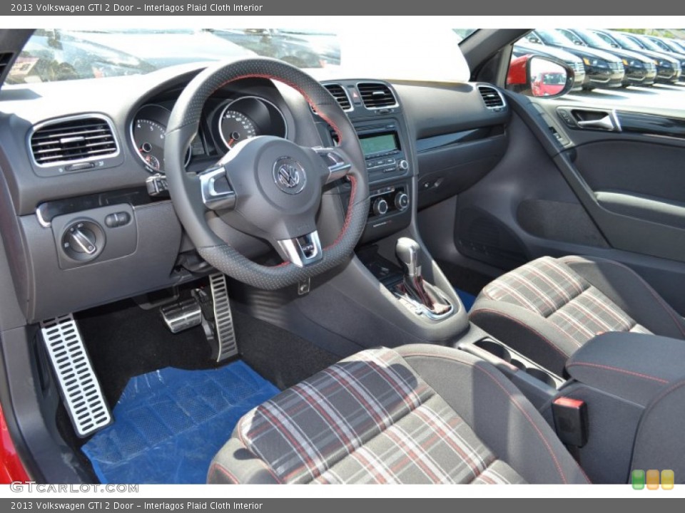 Interlagos Plaid Cloth Interior Prime Interior for the 2013 Volkswagen GTI 2 Door #69234162