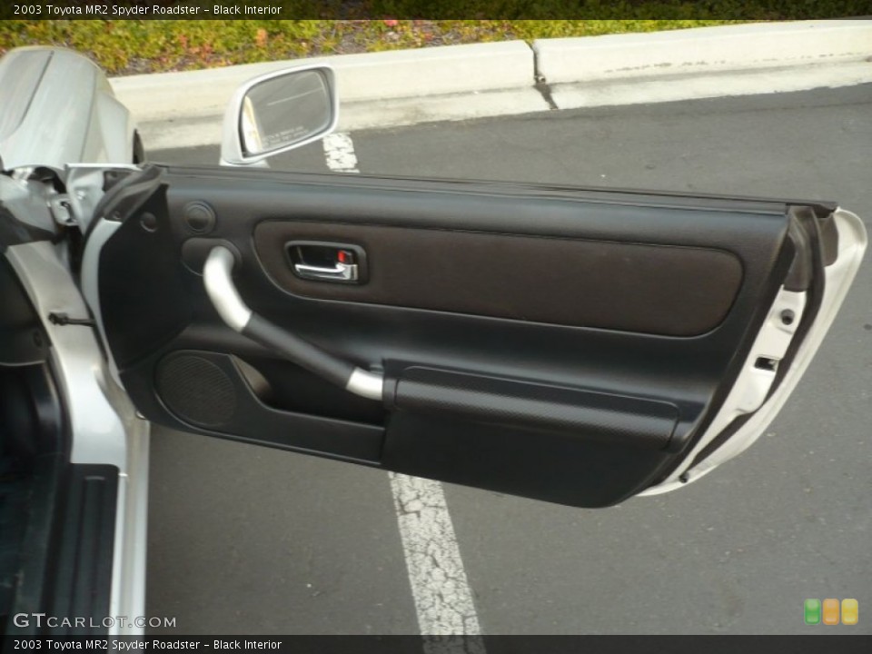Black Interior Door Panel for the 2003 Toyota MR2 Spyder Roadster #69236763