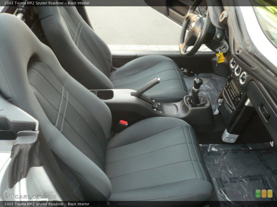 Black Interior Photo for the 2003 Toyota MR2 Spyder Roadster #69236772