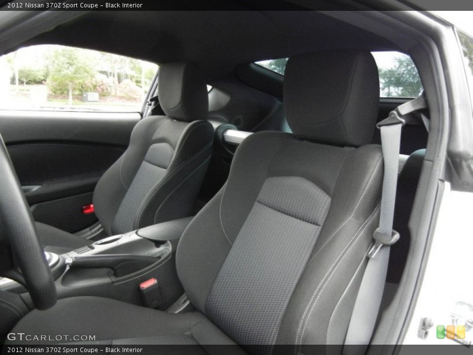 Black Interior Front Seat for the 2012 Nissan 370Z Sport Coupe #69236940