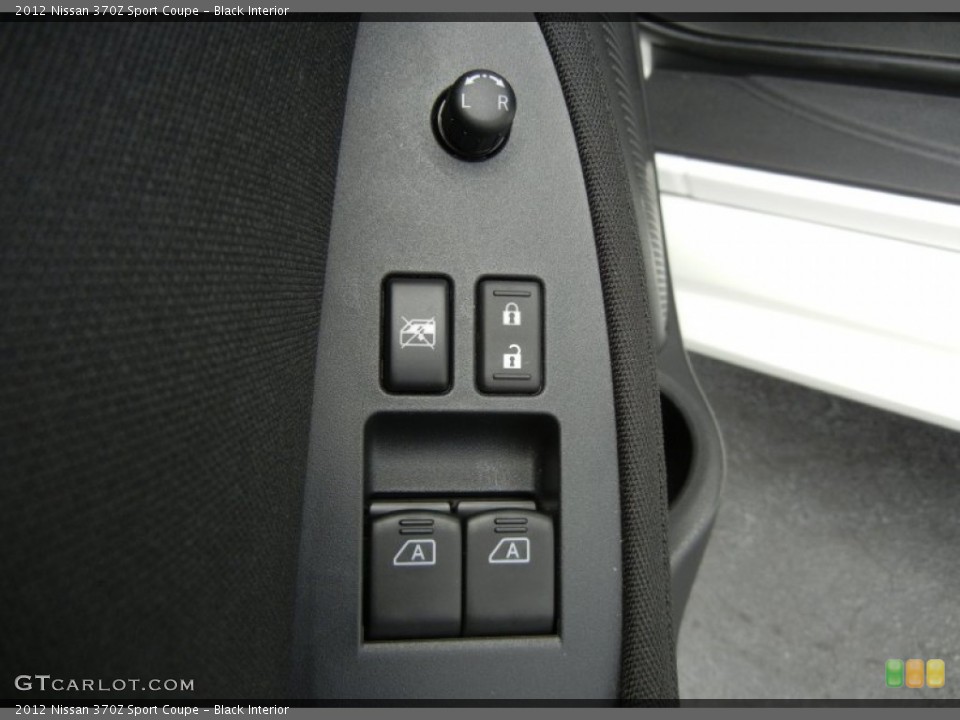Black Interior Controls for the 2012 Nissan 370Z Sport Coupe #69236952