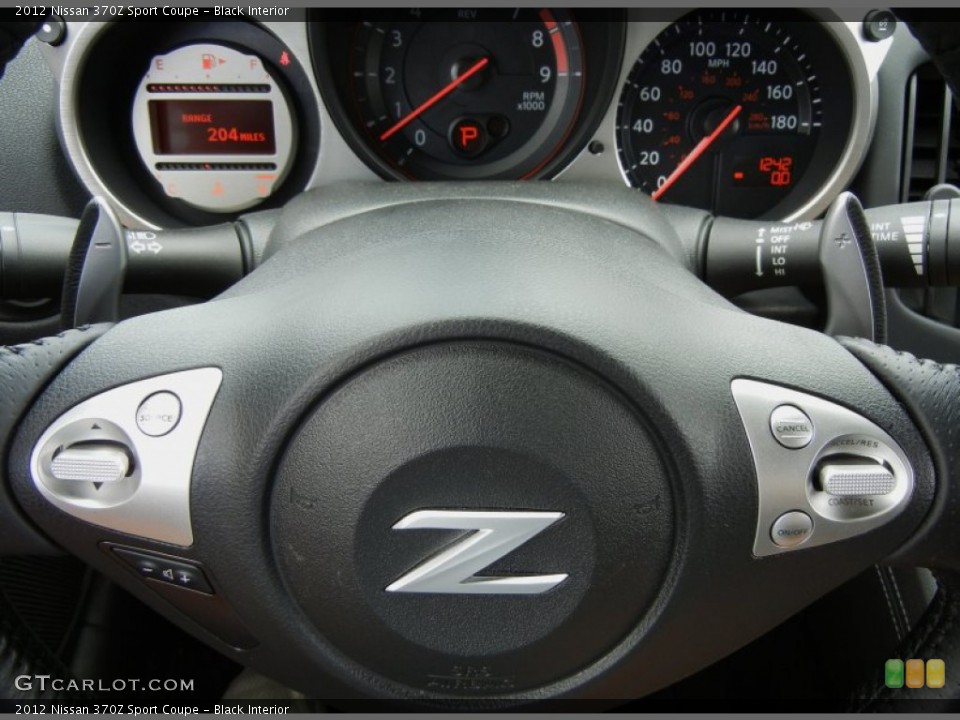 Black Interior Controls for the 2012 Nissan 370Z Sport Coupe #69237030