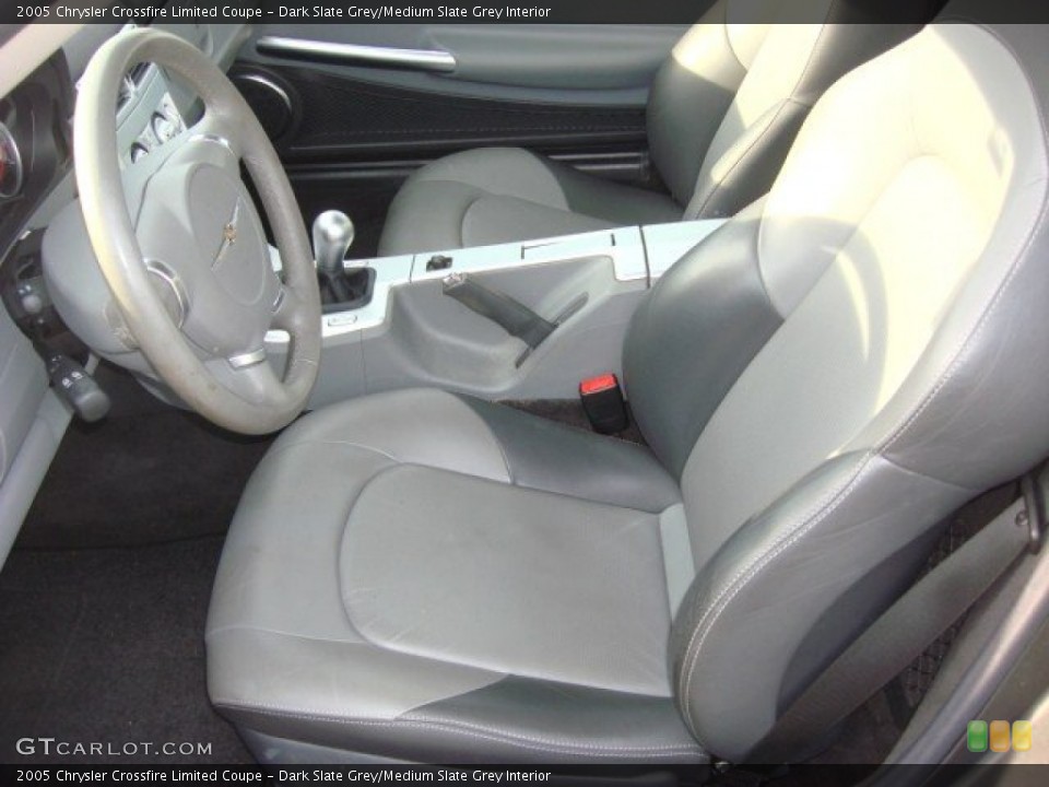 Dark Slate Grey/Medium Slate Grey Interior Front Seat for the 2005 Chrysler Crossfire Limited Coupe #69237762