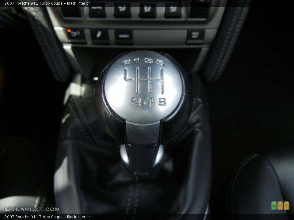 Black Interior Transmission for the 2007 Porsche 911 Turbo Coupe #69238623