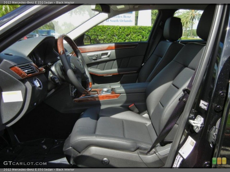 Black Interior Photo for the 2012 Mercedes-Benz E 350 Sedan #69239943