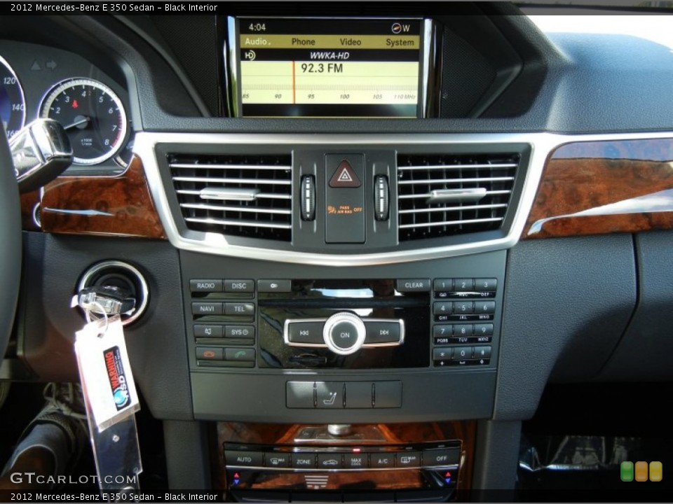 Black Interior Controls for the 2012 Mercedes-Benz E 350 Sedan #69239990