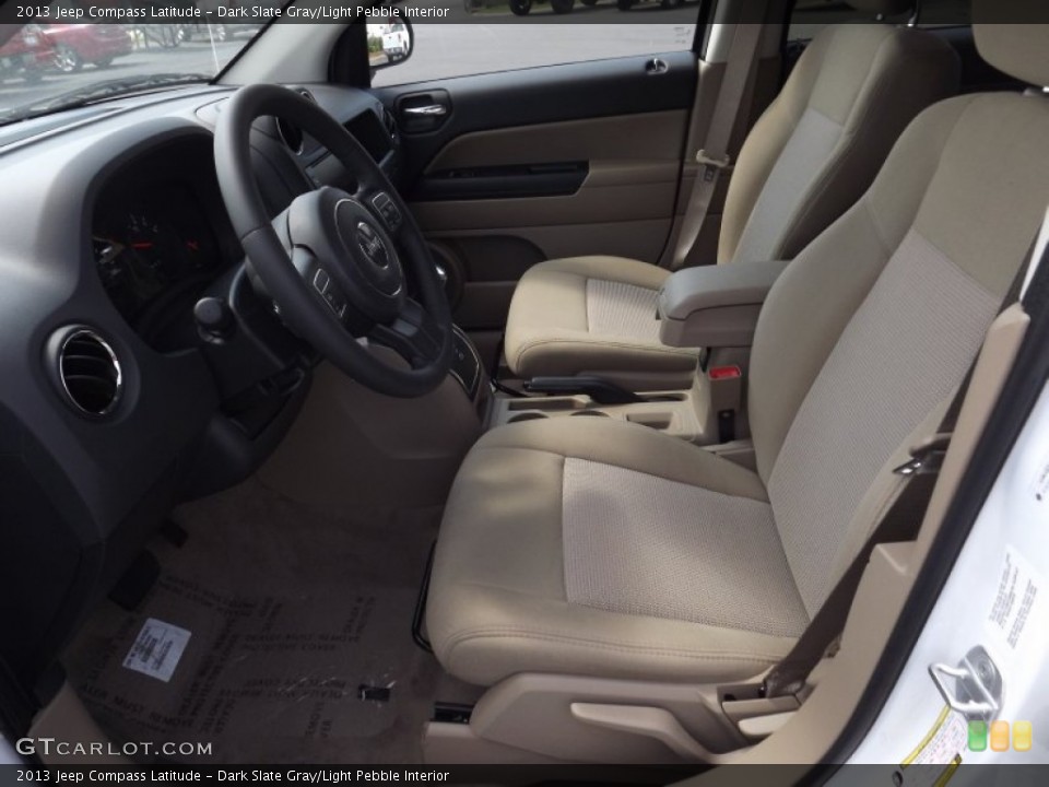 Dark Slate Gray/Light Pebble Interior Photo for the 2013 Jeep Compass Latitude #69240831