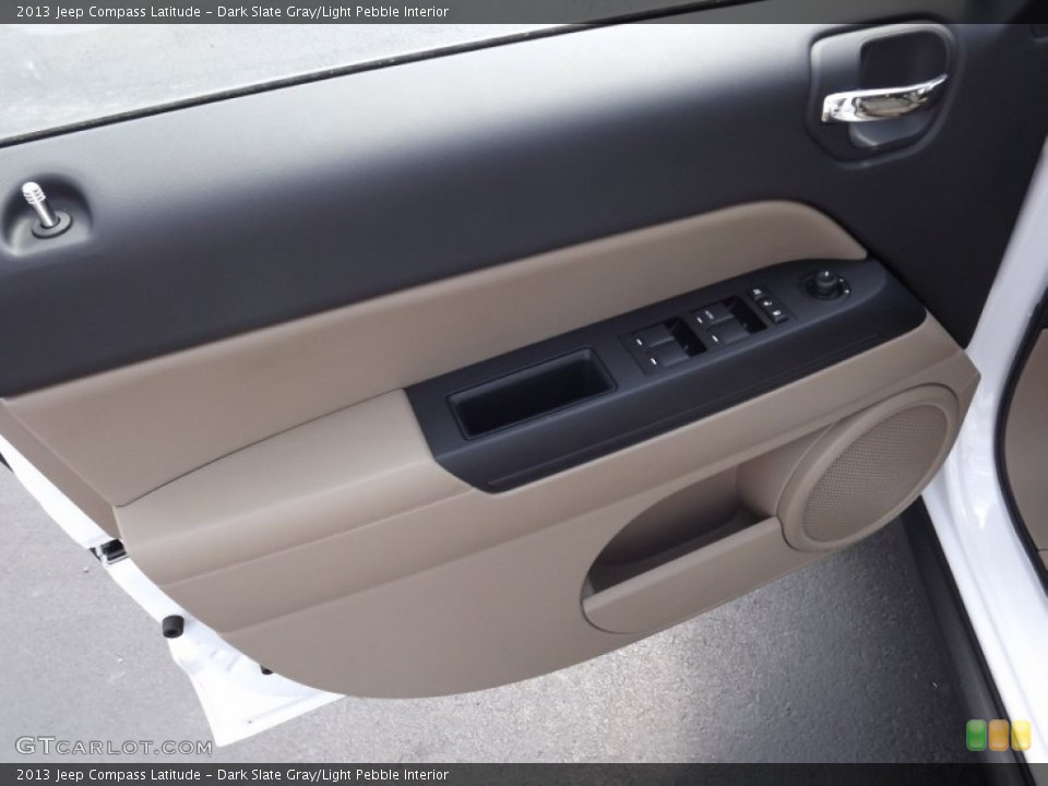 Dark Slate Gray/Light Pebble Interior Door Panel for the 2013 Jeep Compass Latitude #69240843