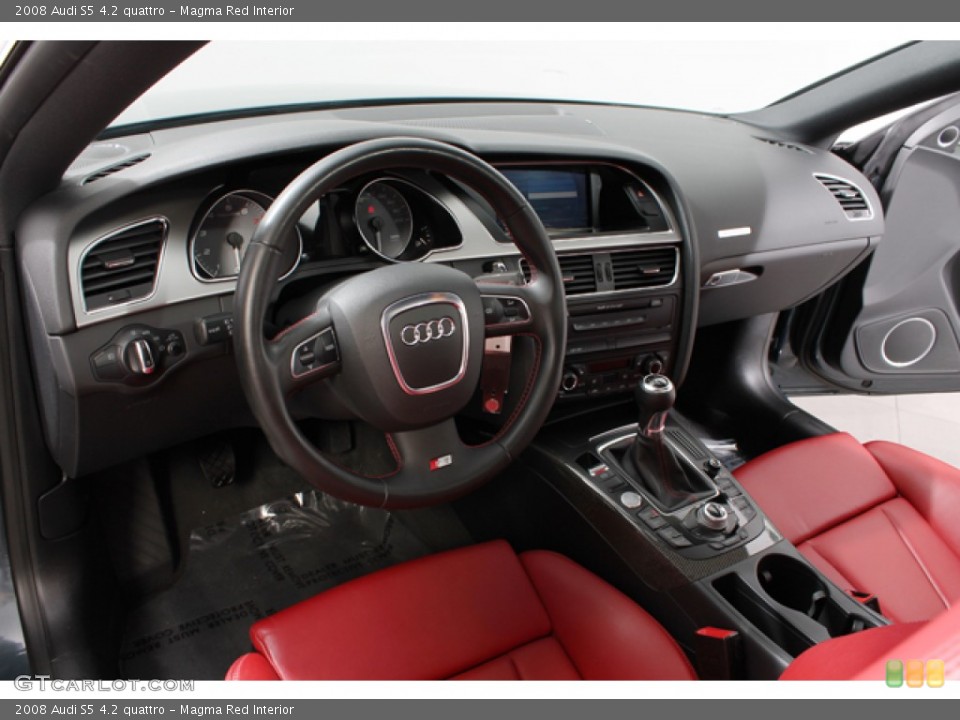 Magma Red Interior Prime Interior for the 2008 Audi S5 4.2 quattro #69243022