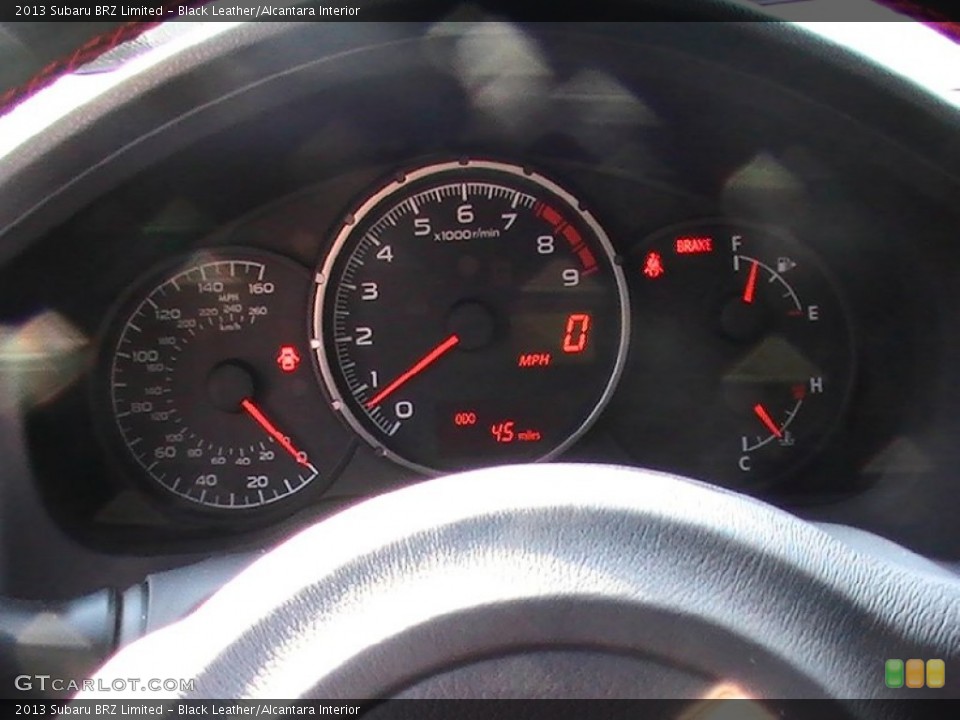 Black Leather/Alcantara Interior Gauges for the 2013 Subaru BRZ Limited #69244467