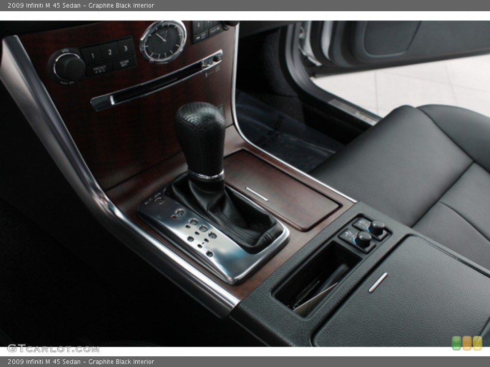 Graphite Black Interior Transmission for the 2009 Infiniti M 45 Sedan #69245139
