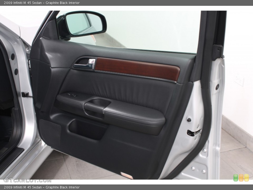 Graphite Black Interior Door Panel for the 2009 Infiniti M 45 Sedan #69245148