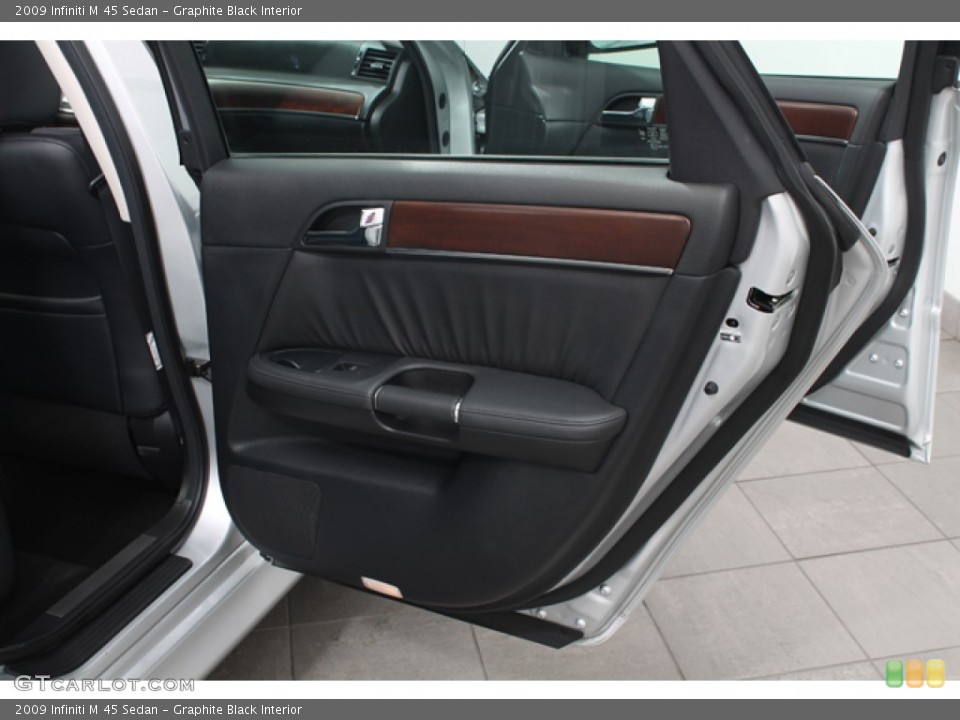 Graphite Black Interior Door Panel for the 2009 Infiniti M 45 Sedan #69245157