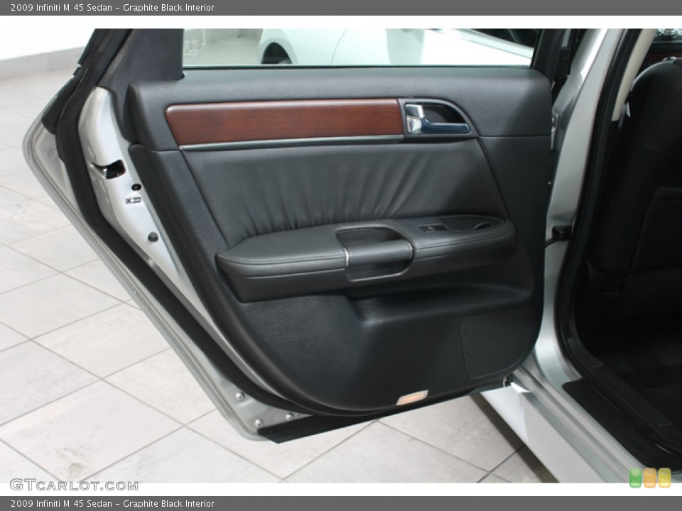 Graphite Black Interior Door Panel for the 2009 Infiniti M 45 Sedan #69245166