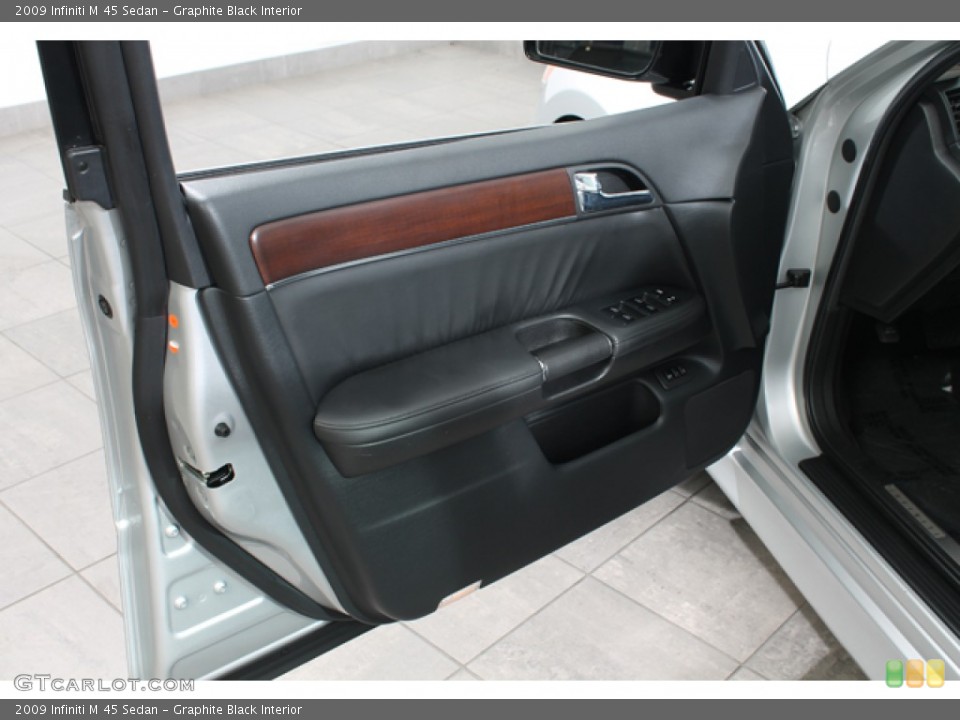 Graphite Black Interior Door Panel for the 2009 Infiniti M 45 Sedan #69245177
