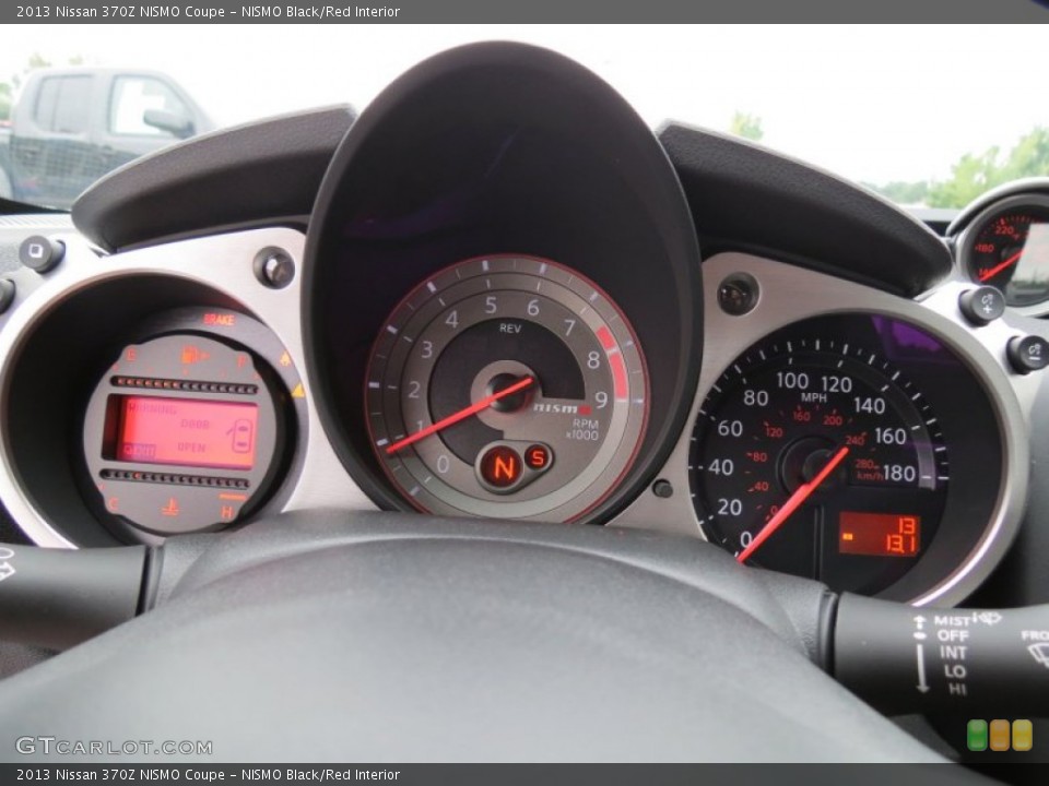 NISMO Black/Red Interior Gauges for the 2013 Nissan 370Z NISMO Coupe #69247781