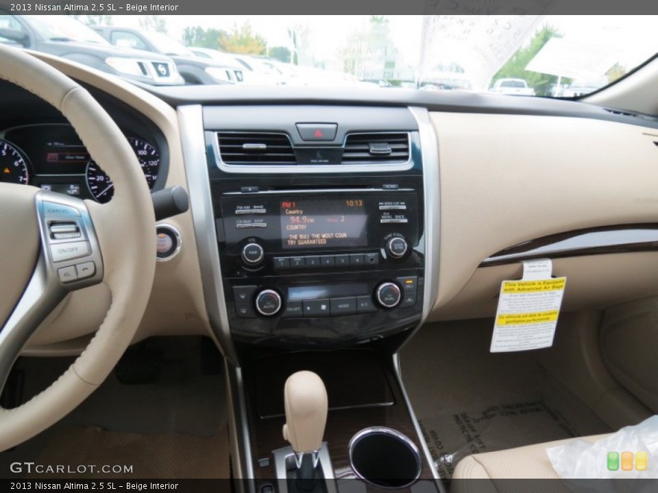 Beige Interior Dashboard for the 2013 Nissan Altima 2.5 SL #69248124