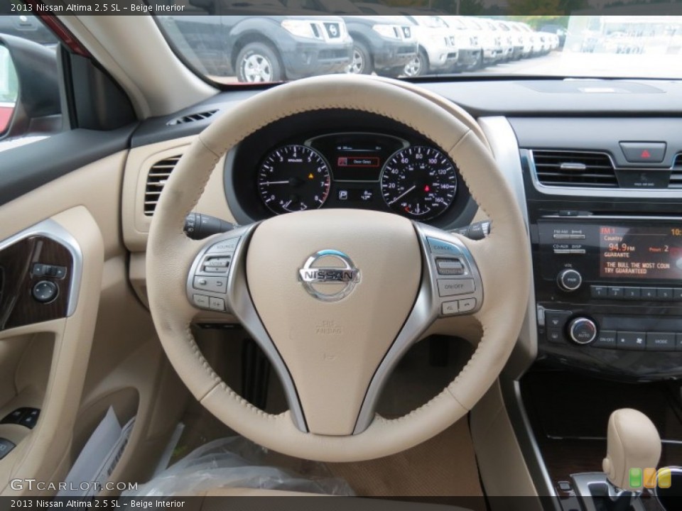 Beige Interior Steering Wheel for the 2013 Nissan Altima 2.5 SL #69248133