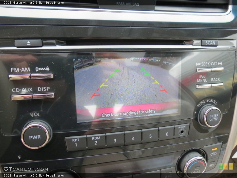 Beige Interior Controls for the 2013 Nissan Altima 2.5 SL #69248151