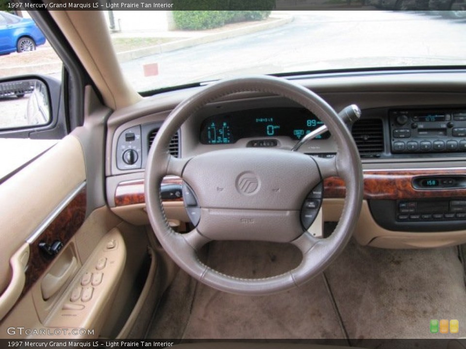 Light Prairie Tan Interior Steering Wheel for the 1997 Mercury Grand Marquis LS #69248459