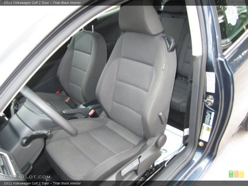 Titan Black Interior Photo for the 2011 Volkswagen Golf 2 Door #69248910