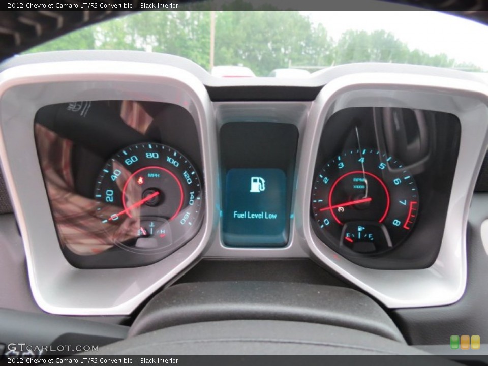 Black Interior Gauges for the 2012 Chevrolet Camaro LT/RS Convertible #69250185