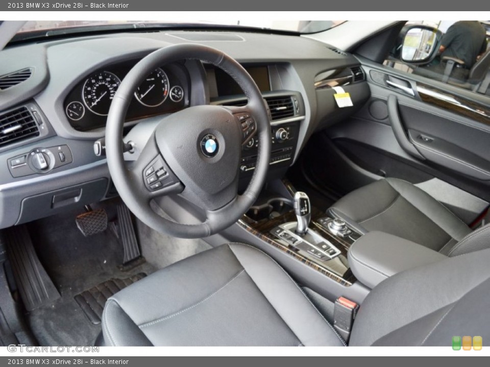 Black Interior Prime Interior for the 2013 BMW X3 xDrive 28i #69251457