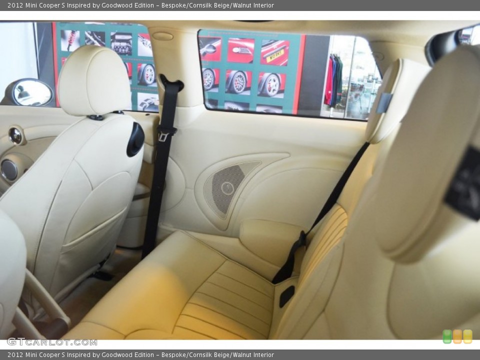 Bespoke/Cornsilk Beige/Walnut Interior Rear Seat for the 2012 Mini Cooper S Inspired by Goodwood Edition #69252252