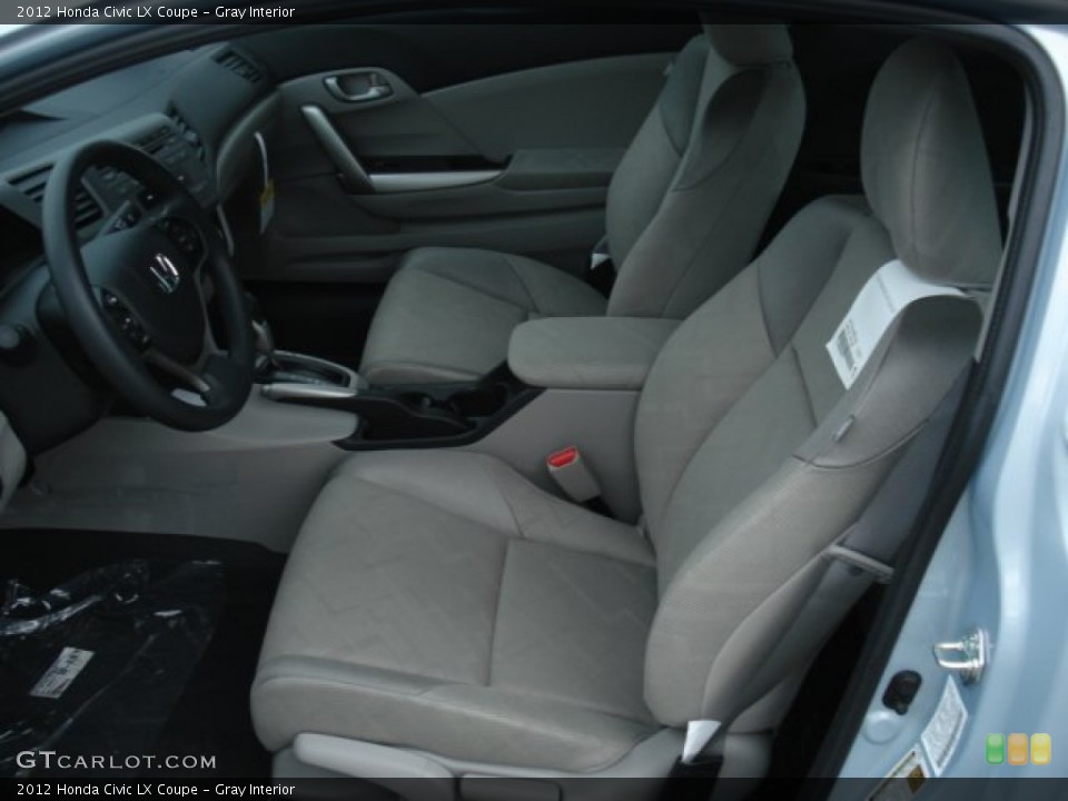 Gray Interior Photo for the 2012 Honda Civic LX Coupe #69252912