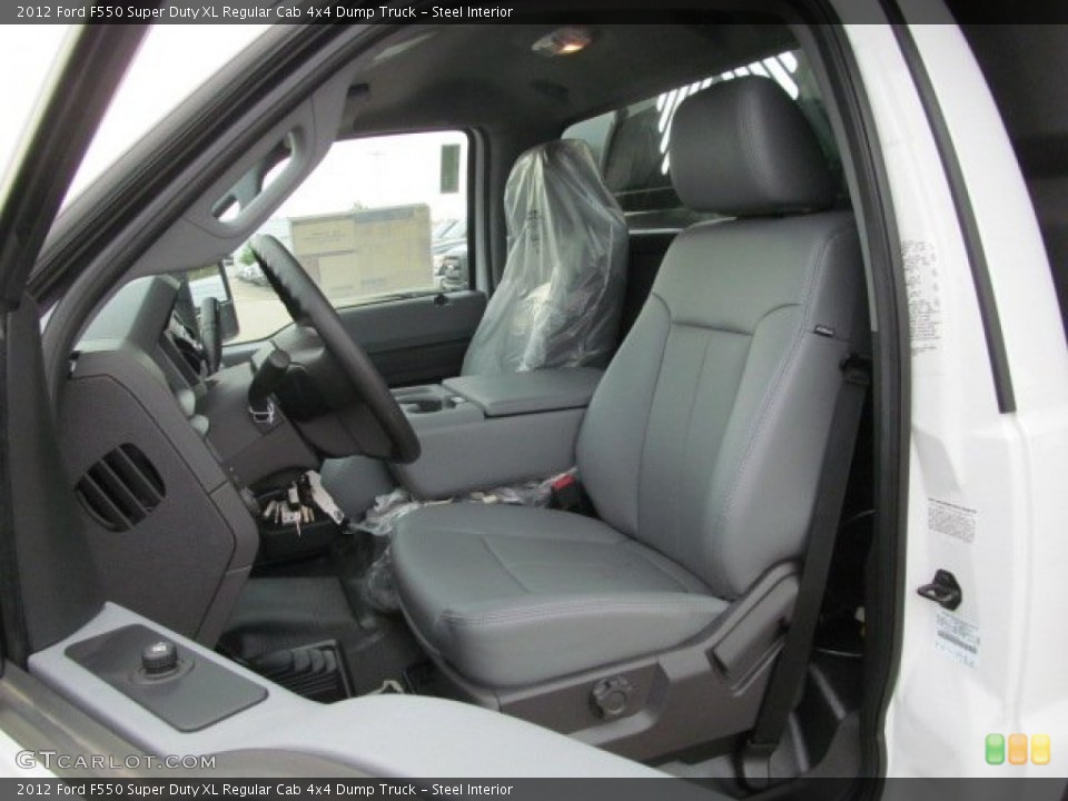 Steel Interior Photo for the 2012 Ford F550 Super Duty XL Regular Cab 4x4 Dump Truck #69258171
