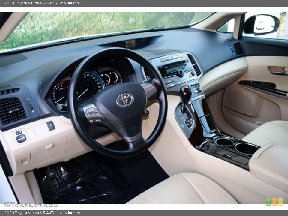 Ivory Interior Prime Interior for the 2009 Toyota Venza V6 AWD #69260290