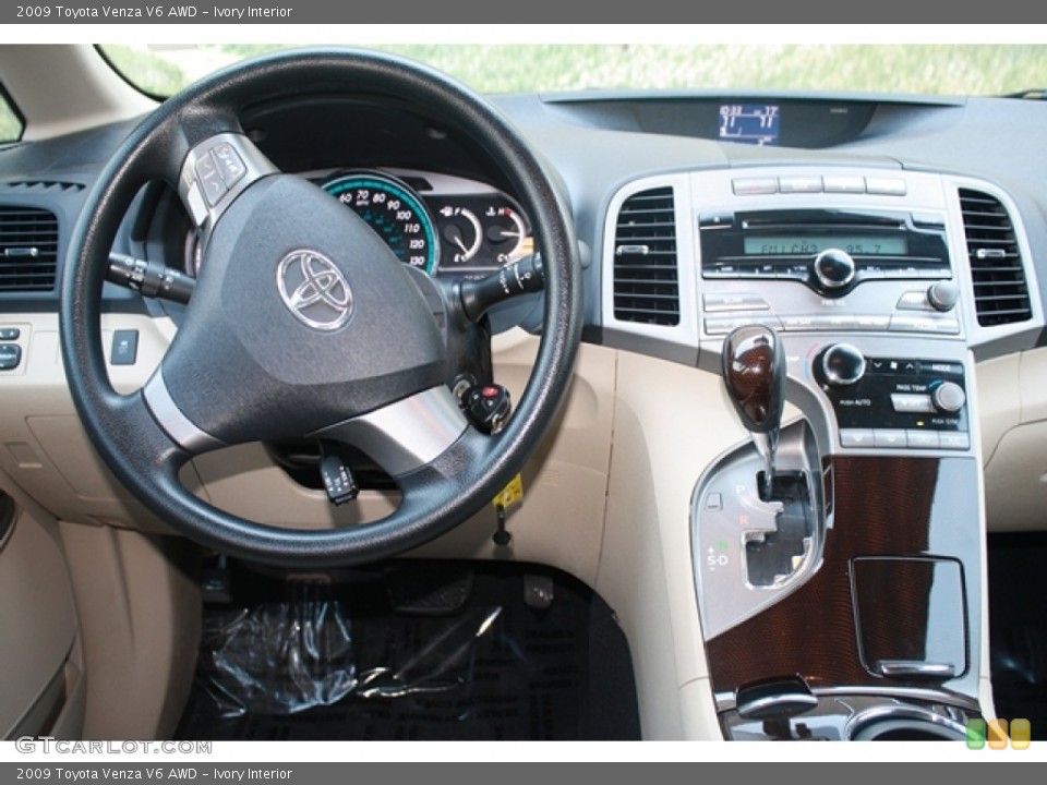 Ivory Interior Dashboard for the 2009 Toyota Venza V6 AWD #69260301