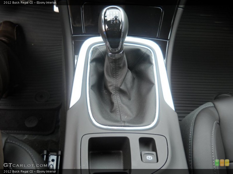 Ebony Interior Transmission for the 2012 Buick Regal GS #69263739