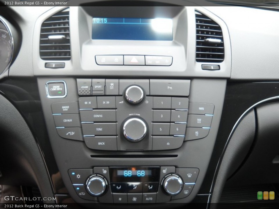 Ebony Interior Controls for the 2012 Buick Regal GS #69263748