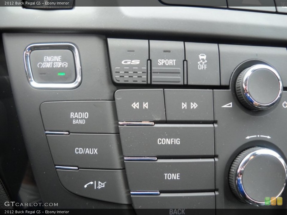 Ebony Interior Controls for the 2012 Buick Regal GS #69263787