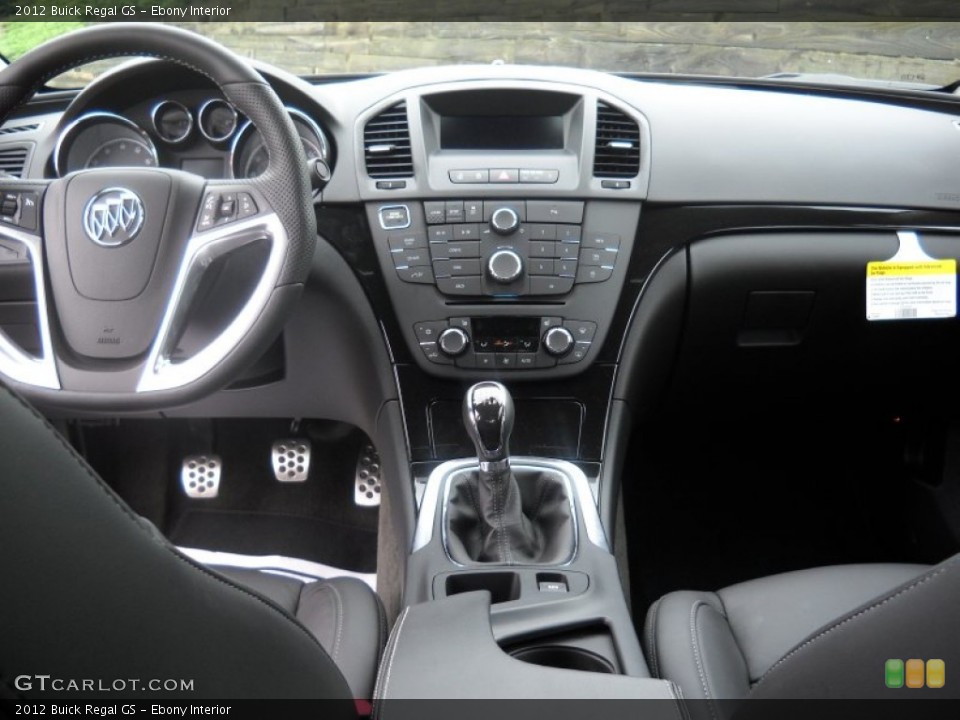 Ebony Interior Dashboard for the 2012 Buick Regal GS #69263904