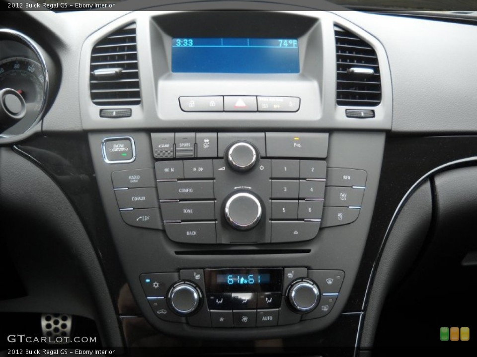 Ebony Interior Controls for the 2012 Buick Regal GS #69263922