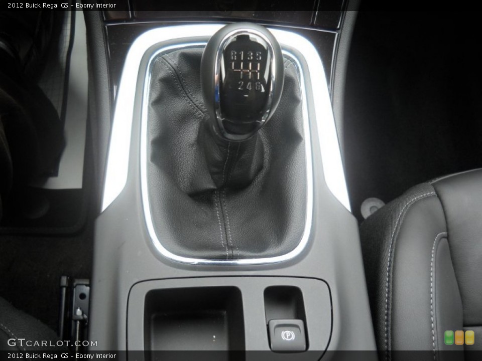 Ebony Interior Transmission for the 2012 Buick Regal GS #69263931
