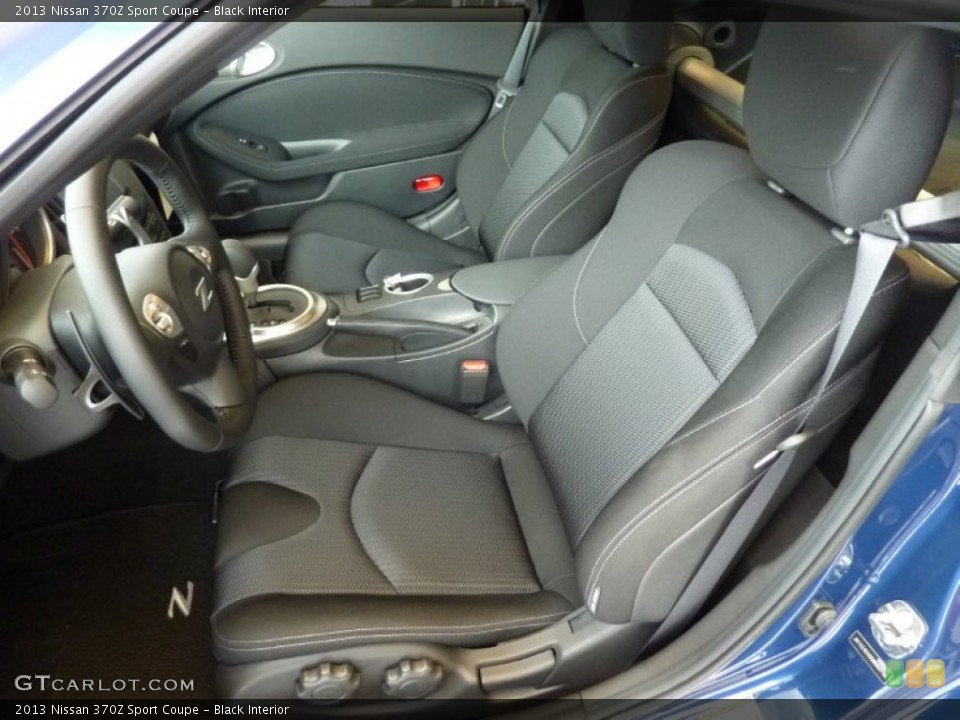 Black Interior Front Seat for the 2013 Nissan 370Z Sport Coupe #69265425