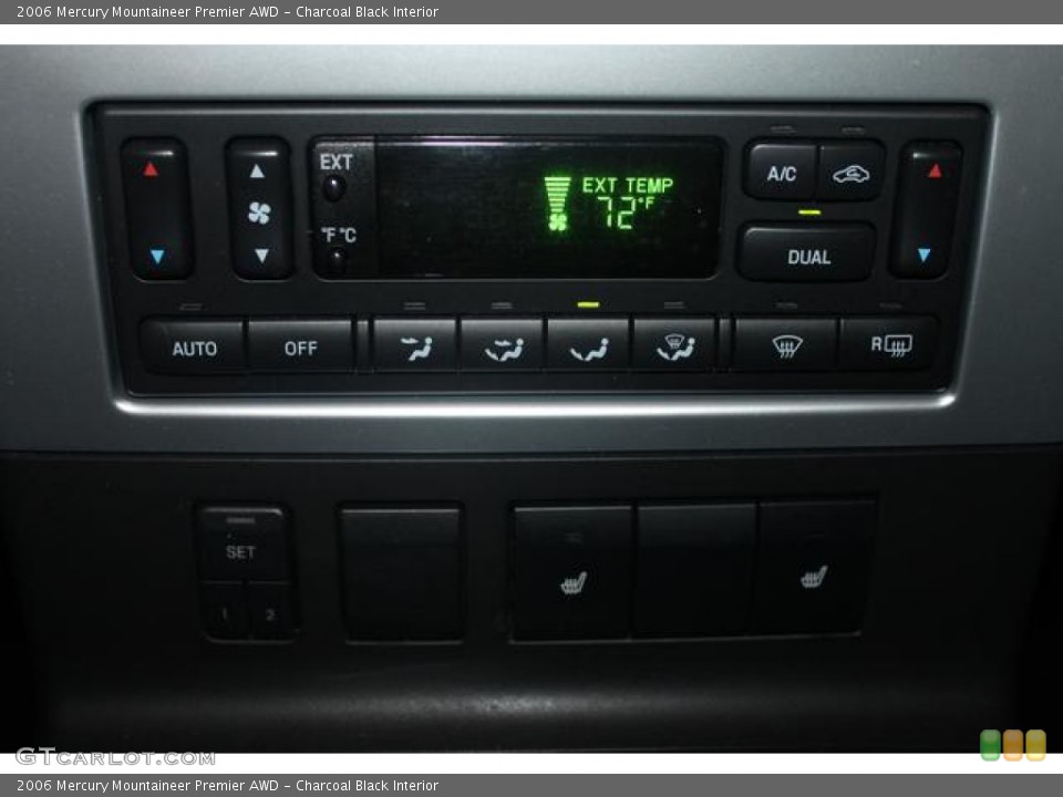 Charcoal Black Interior Controls for the 2006 Mercury Mountaineer Premier AWD #69266079