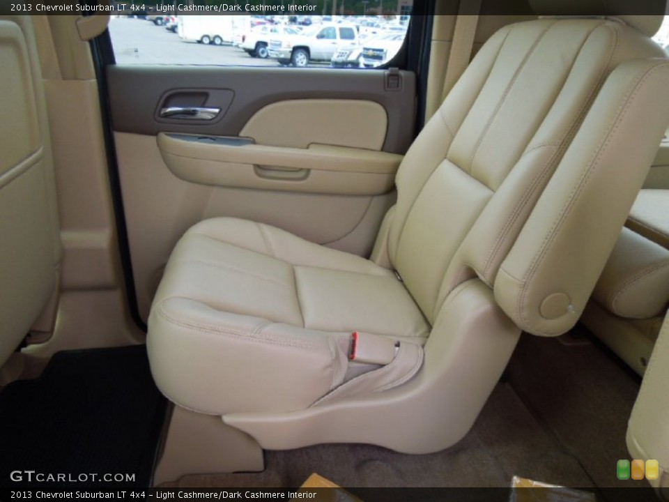 Light Cashmere/Dark Cashmere Interior Rear Seat for the 2013 Chevrolet Suburban LT 4x4 #69269073