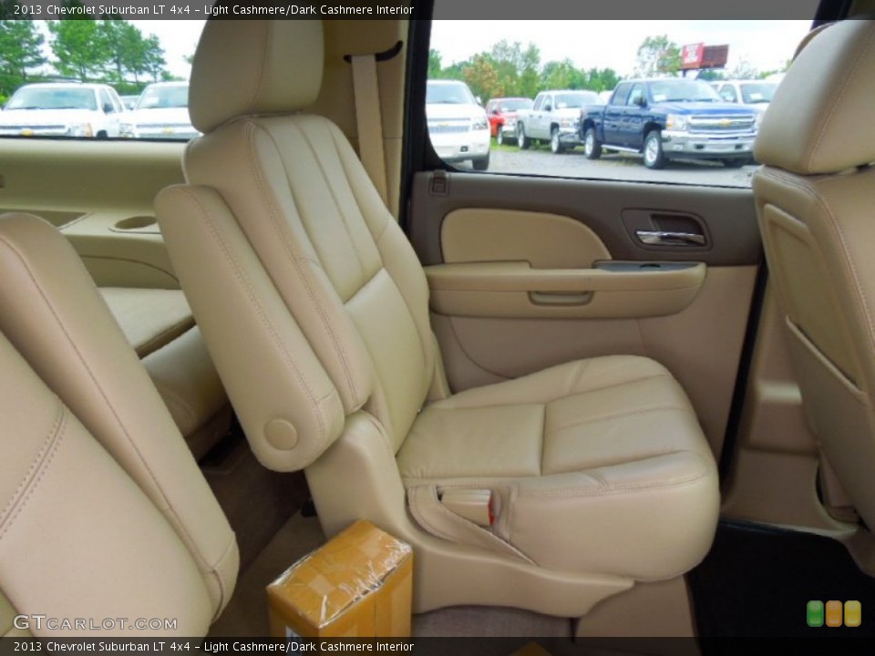 Light Cashmere/Dark Cashmere Interior Rear Seat for the 2013 Chevrolet Suburban LT 4x4 #69269109