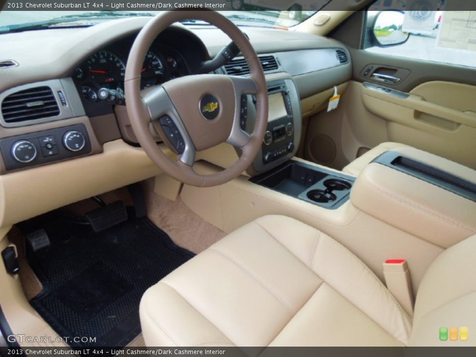 Light Cashmere/Dark Cashmere 2013 Chevrolet Suburban Interiors