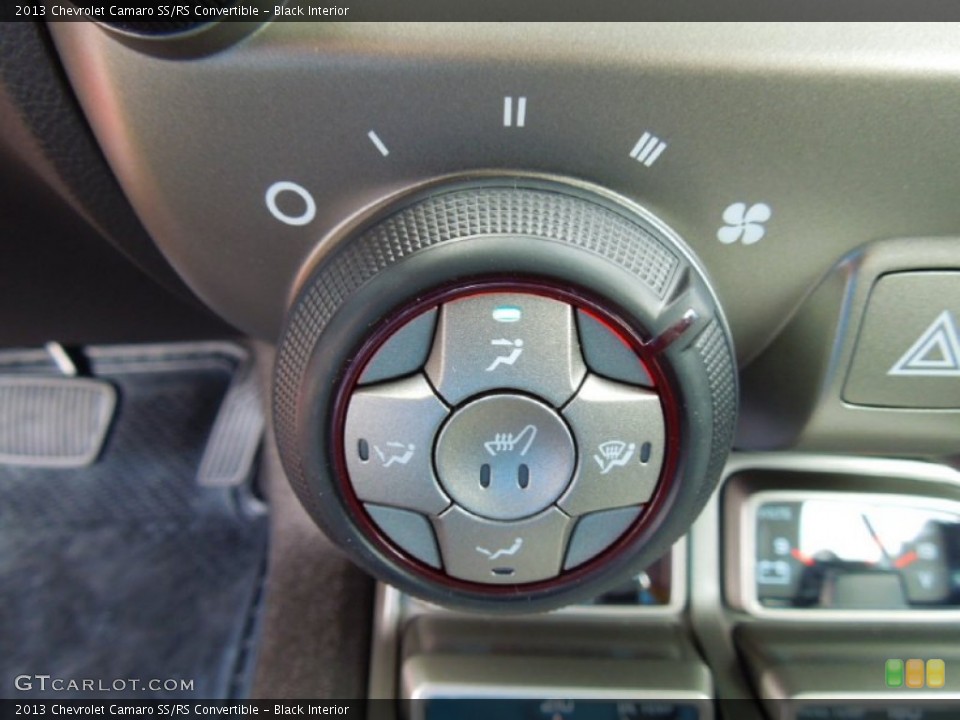 Black Interior Controls for the 2013 Chevrolet Camaro SS/RS Convertible #69269376