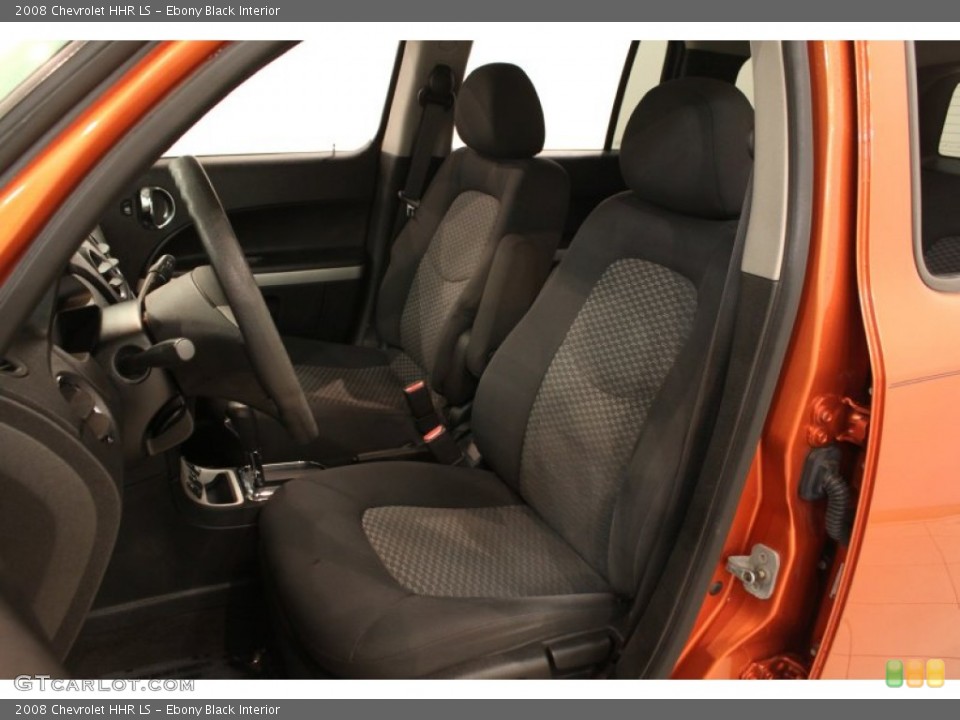 Ebony Black Interior Front Seat for the 2008 Chevrolet HHR LS #69270444
