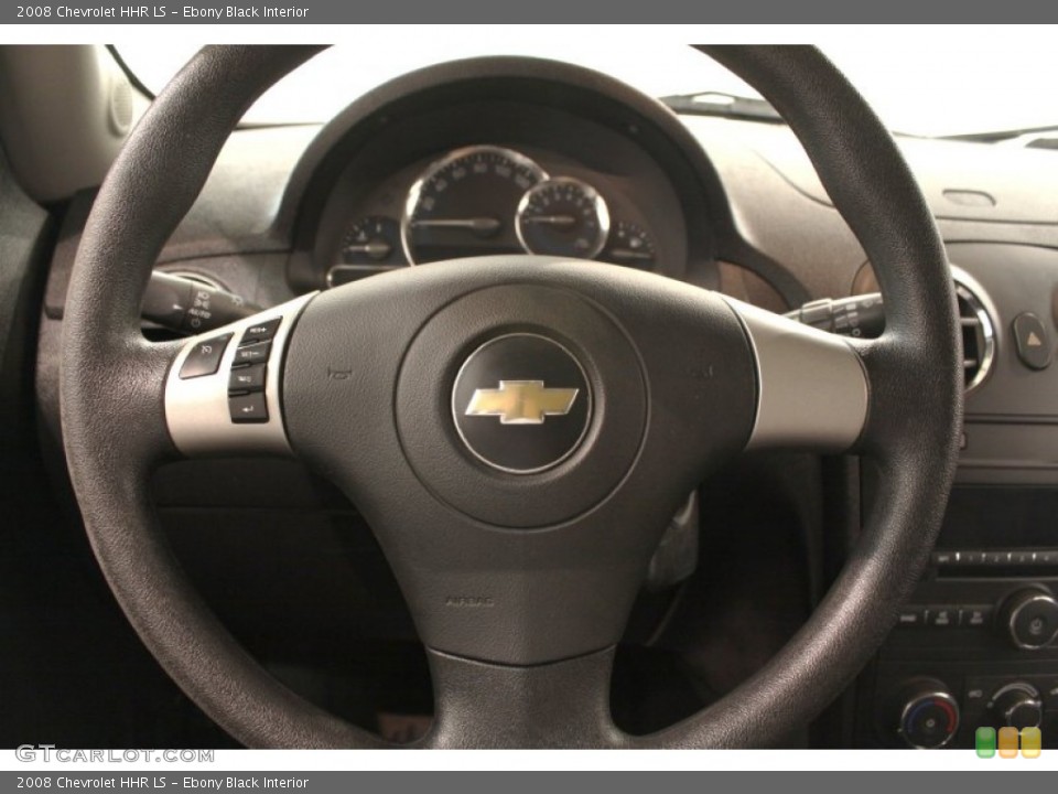 Ebony Black Interior Steering Wheel for the 2008 Chevrolet HHR LS #69270450