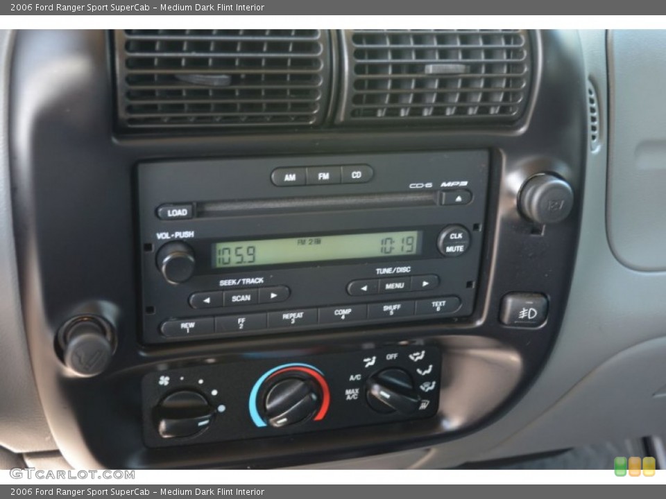 Medium Dark Flint Interior Audio System for the 2006 Ford Ranger Sport SuperCab #69273300