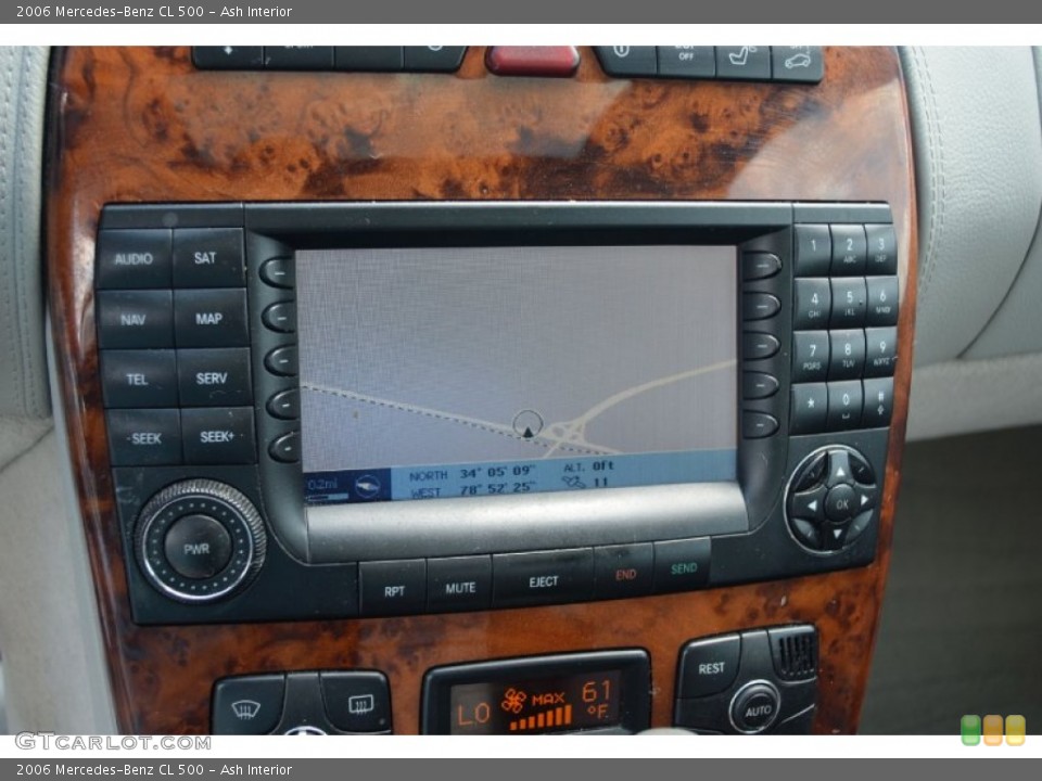 Ash Interior Navigation for the 2006 Mercedes-Benz CL 500 #69273882
