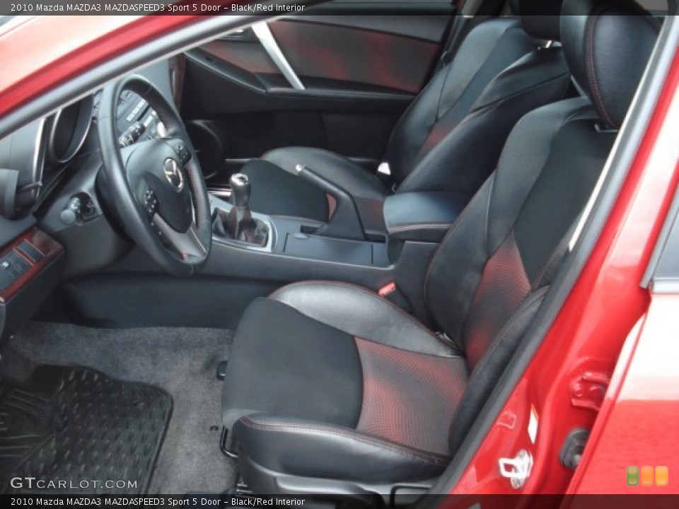 Black/Red Interior Photo for the 2010 Mazda MAZDA3 MAZDASPEED3 Sport 5 Door #69275489